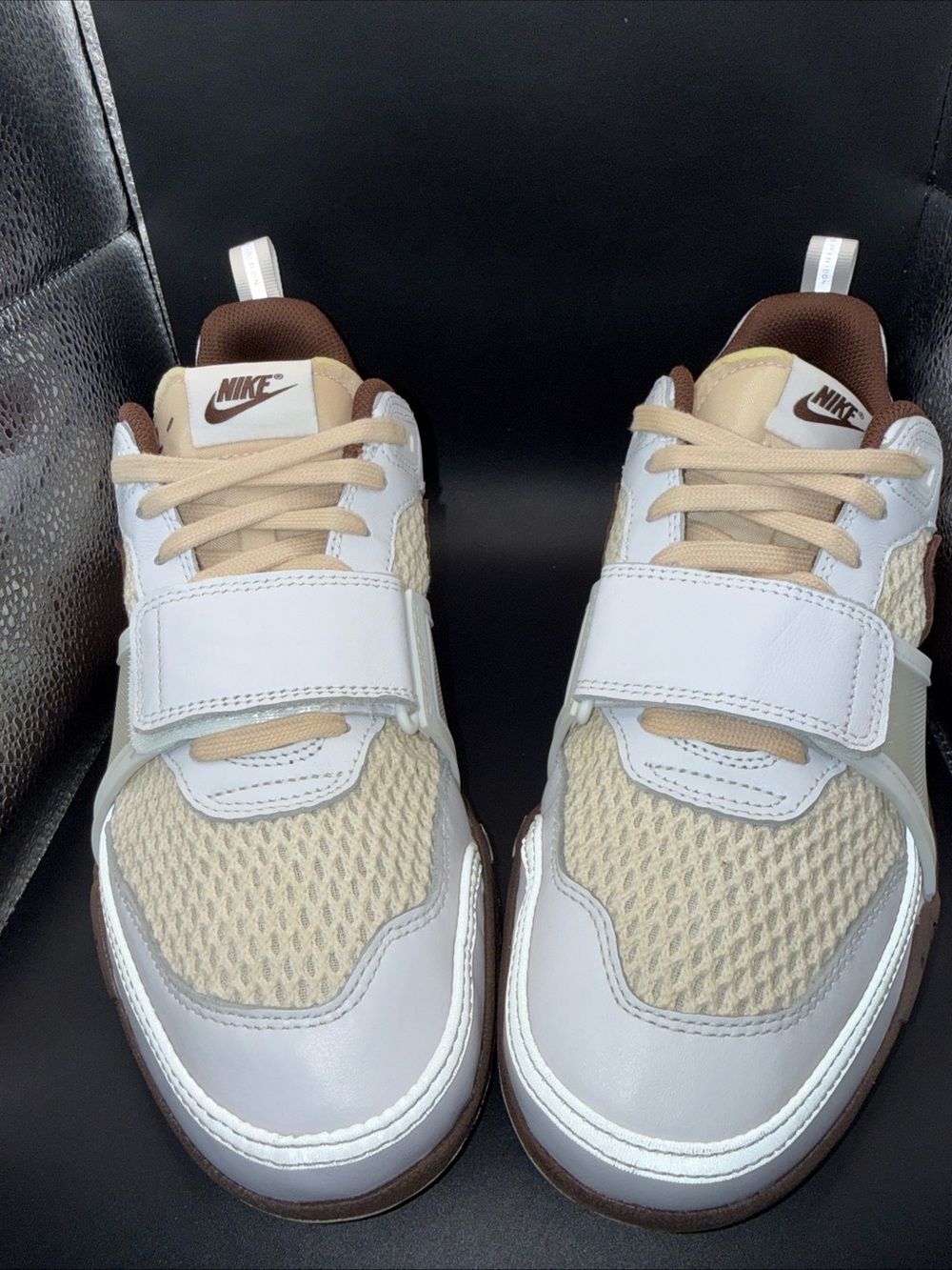 Size 10 - Travis Scott x Nike Zoom Field Jaxx Light Chocolate, HQ3073-100,